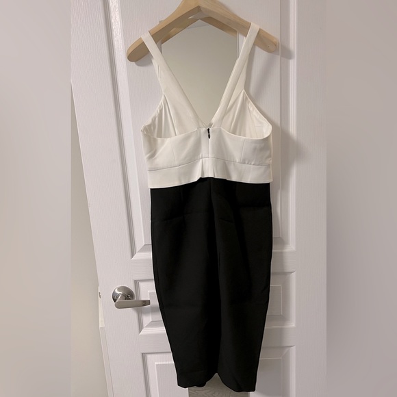 Zara two tones peplum dress small preowned - Picture 2 of 10